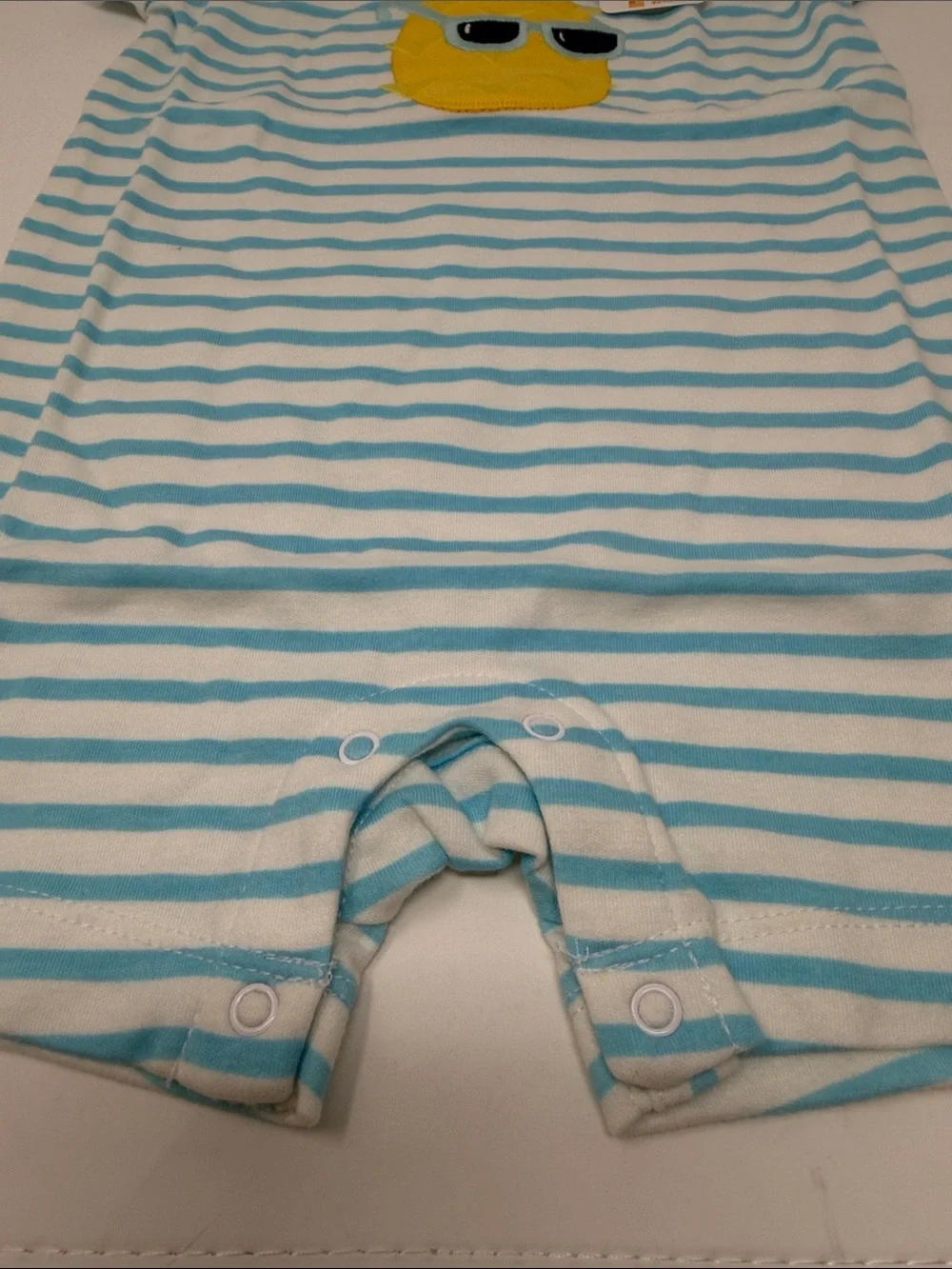 Gymboree pineapple cool Striped Baby Romper NWT size 12-18m